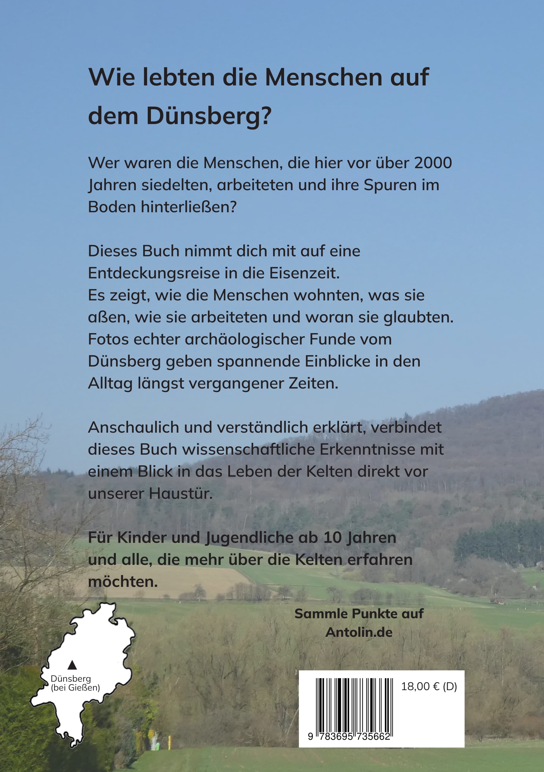 Buchdeckel des Buches Die Kelten vom Dünsberg - Leben und Alltag in der Eisenzeit.