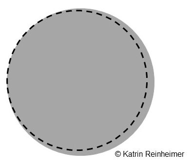 3. Kontakt: Der Mond tritt aus der Sonne aus, Ende der Totalität.