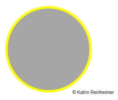 Ringförmige Sonnenfinsternis.