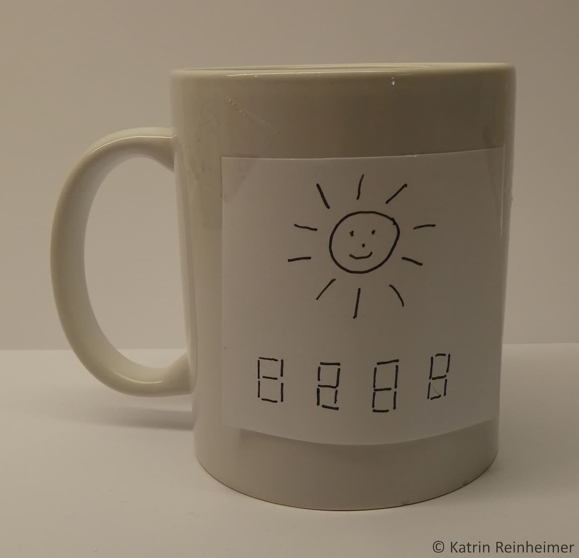 Ich habe mich für ein kleines Bild und einen Geheimcode entschieden.